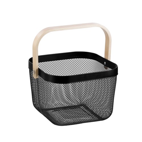 MESH BASKET BK 25X25X17CM W/
