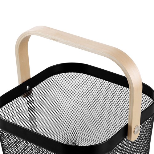 MESH BASKET BK 25X25X17CM W/