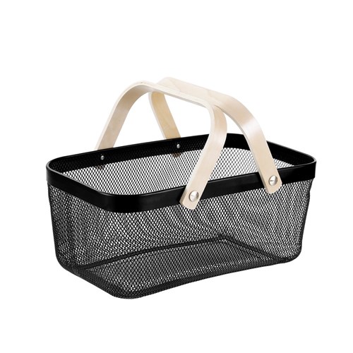 MESH BASKET BK 40X25X17CM W/
