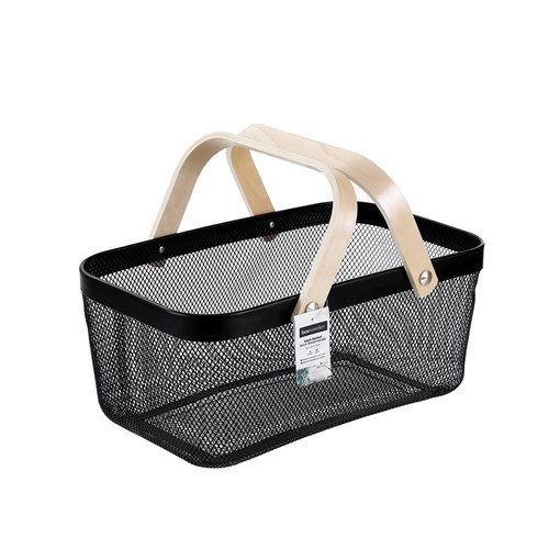 MESH BASKET BK 40X25X17CM W/