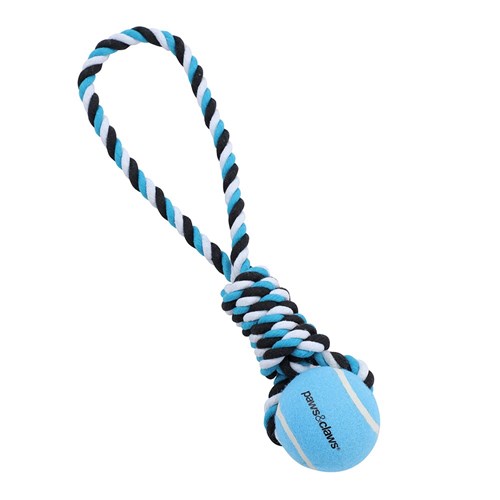 ROPE TUGGER + TENNIS BALL