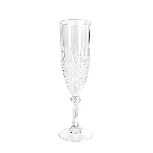 CRYSTAL DECO CHAMPAGNE GLASS
