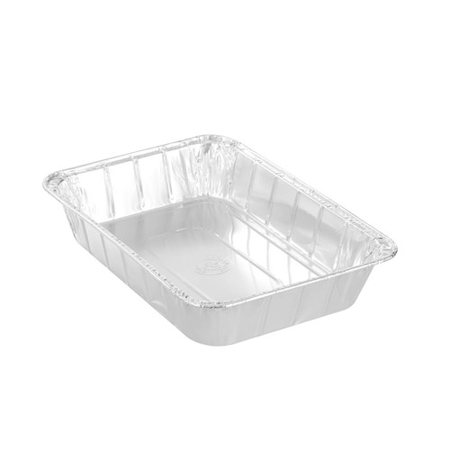 FOIL TRAY W/ PLASTIC LID 3PK
