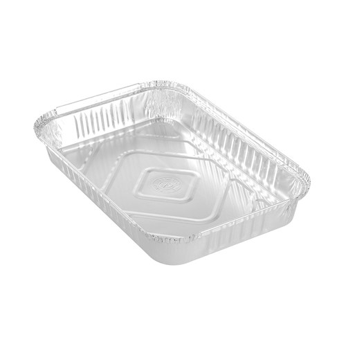 FOIL TRAY W/ PLASTIC LID 6PK