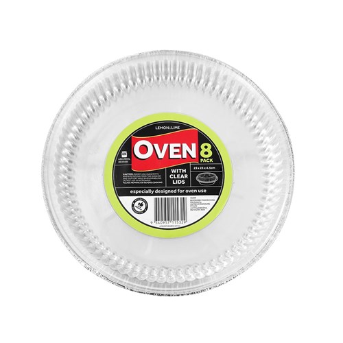 FOIL TRAY ROUND W/ PLASTIC LID