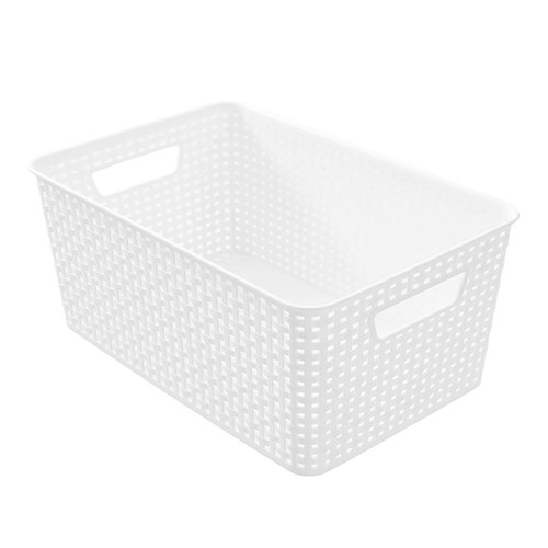 WOVEN STORAGE BASKET 14L