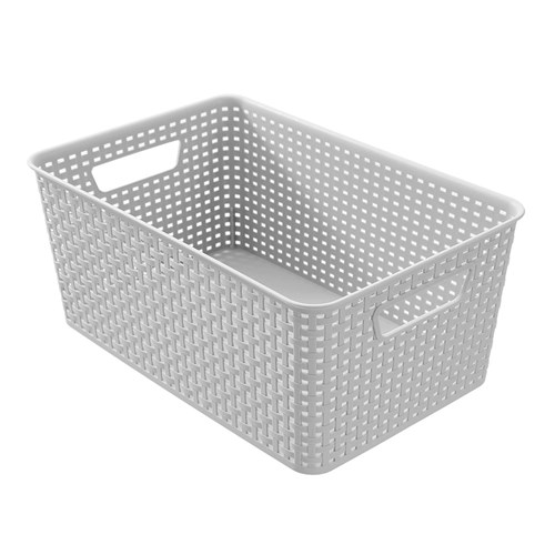 WOVEN STORAGE BASKET 14L