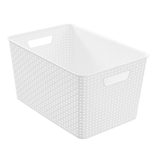 WOVEN STORAGE BASKET 22L