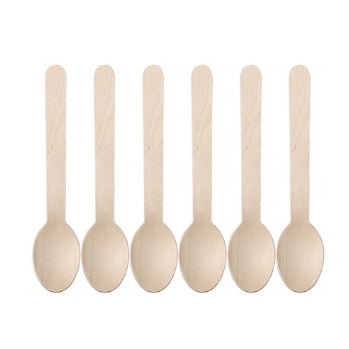 ECO WOODEN SPOONS 15.5CM 12PK
