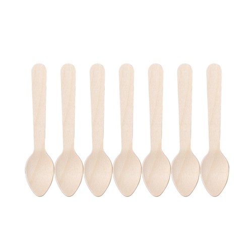 ECO WOODEN TEA SPOONS 11CM