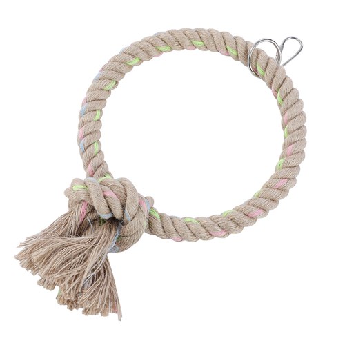 PARROT JUTE RING TOY