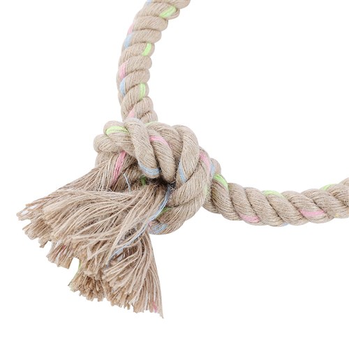 PARROT JUTE RING TOY