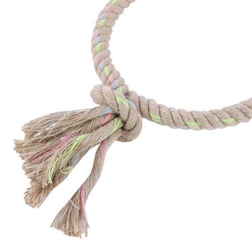 PARROT JUTE RING TOY