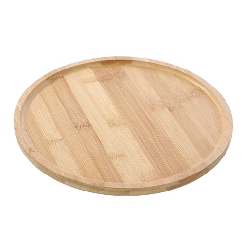 BAMBOO ROUND DISPLAY TRAY