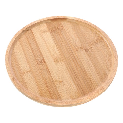 BAMBOO ROUND DISPLAY TRAY