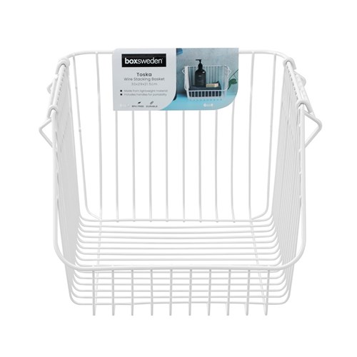 TOSKA WIRE STACKING BASKET