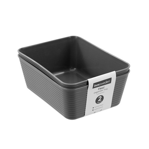 FLEXIBLE ORGANISER TRAY 2PK