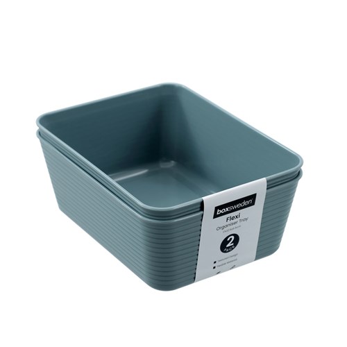 FLEXIBLE ORGANISER TRAY 2PK