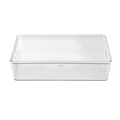 CRYSTAL TIDY BOX LIDDED 6.2L