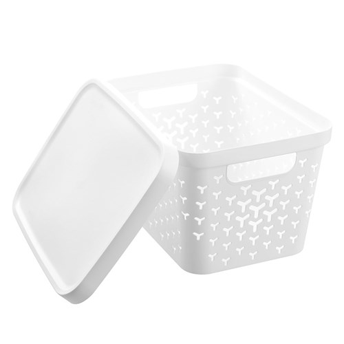 STAR BASKET LIDDED 16L