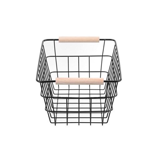 TOSKA WIRE BASKET BEECH HANDLE