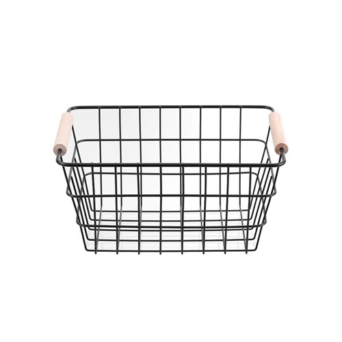 TOSKA WIRE BASKET BEECH HANDLE