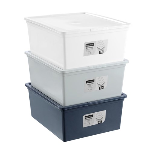 ESSENTIALS STACKABLE TUB 20L