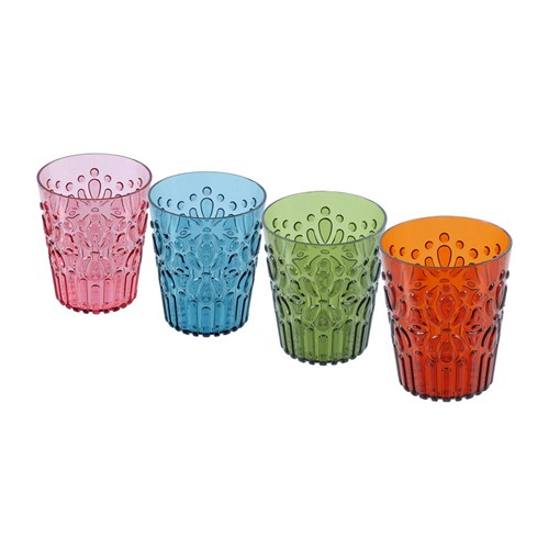 FLORAL DECO TUMBLER 350ML