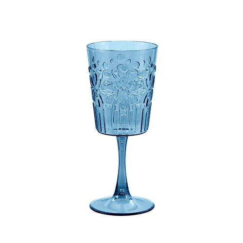 FLORAL DECO WINE GOBLET 390ML