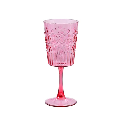 FLORAL DECO WINE GOBLET 390ML
