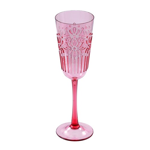 FLORAL DECO CHAMPAGNE GOBLET