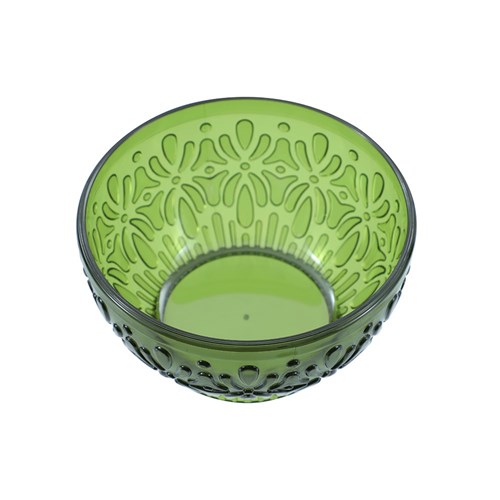 FLORAL DECO SERVING BOWL