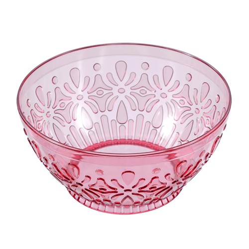 FLORAL DECO SALAD BOWL 24CM