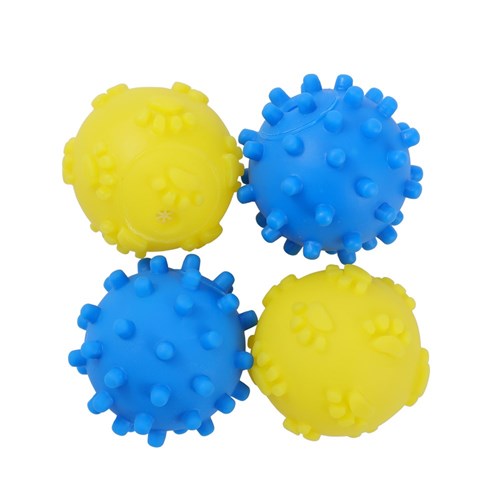 VINYL BALL 4 PACK 2 ASSTD