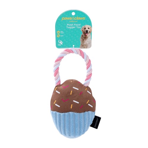 PLUSH FOOD TUGGER TOY