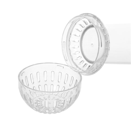 CRYSTAL PITCHER WITH ICE CUBE