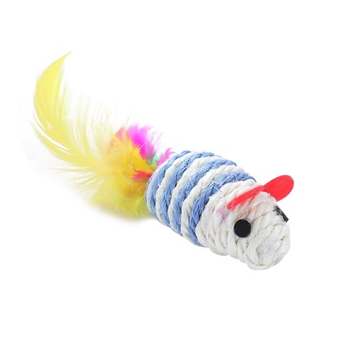 SISAL MOUSE CAT TOY