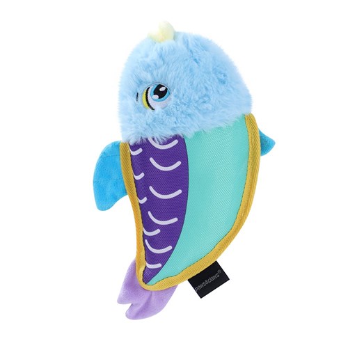 PLUSH FISH DOG TOY 25X13CM