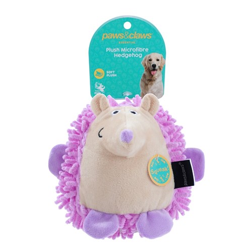 PLUSH MICROFIBRE HEDGEHOG