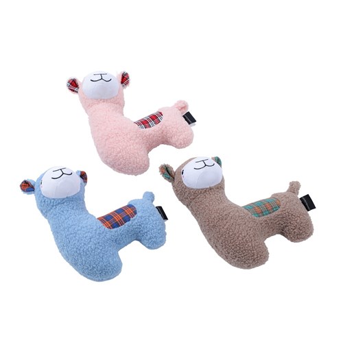 PLUSH LLAMA 3 ASSTD 21X27CM