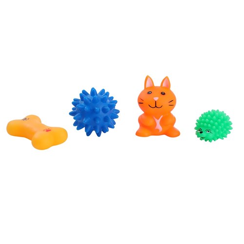 PUPPY VINYL PLAY SET 4PC