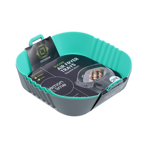 SILICONE AIR FRYER TRAY 2PK