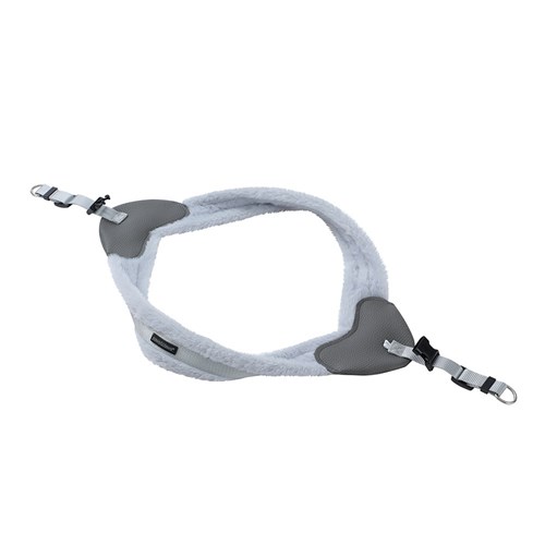 FAUX FUR & LEATHER HARNESS LRG