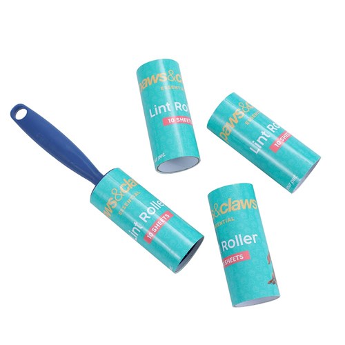 LINT ROLLER WITH 3 REFILLS