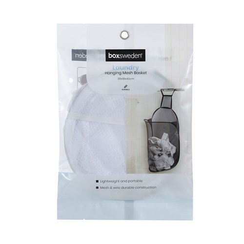 MESH LAUNDRY HANGING BASKET