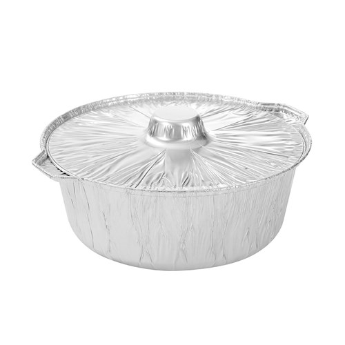 FOIL BBQ POT 5.5L 2PK 34CM