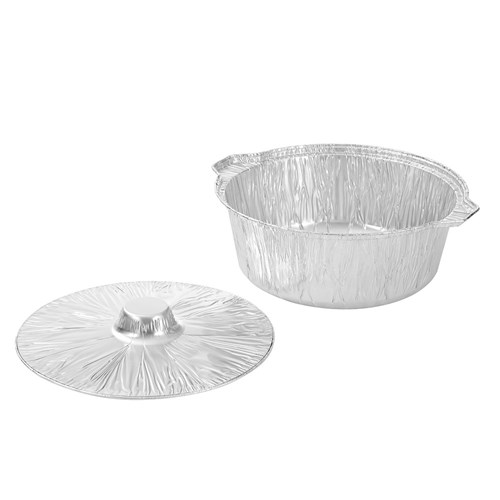 FOIL BBQ POT 5.5L 2PK 34CM