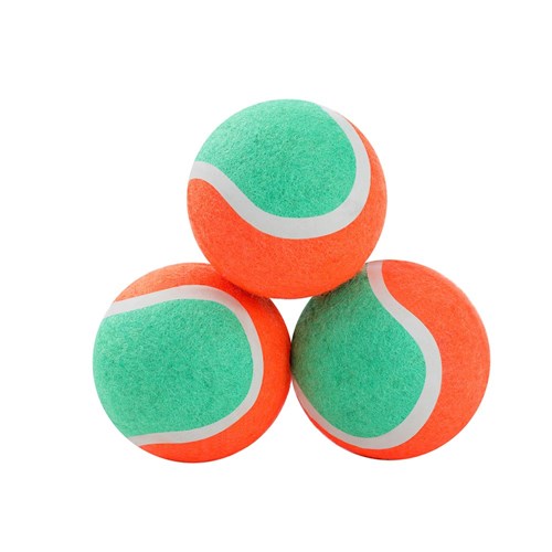 SQUEAKY BALLS 3PK 6CM