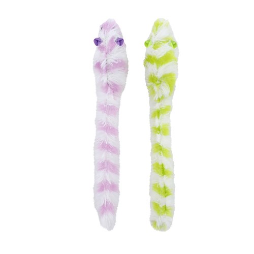 PLUSH MOUSE CAT TOY 2PK