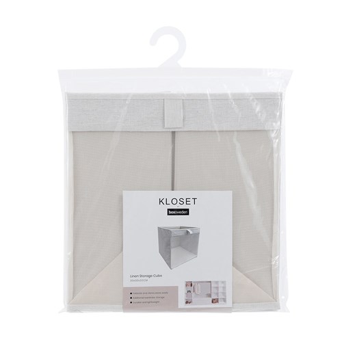 KLOSET LINEN STORAGE CUBE